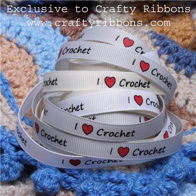 Crochet Ribbon - I love Crochet